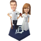 Baseball Fans Wedding Cake Topper