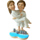 Beach Wedding Custom Bobbleheads