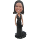 Black Dress Lady Custom Bobblehead