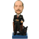 Boss with Dog Custom Bobble