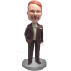 Brown Suit Groomsman Bobblehead