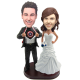 Captain America Theme Wedding Cake Topper