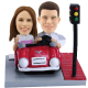 Couple in Car Custom Bobbleheads
