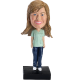 Personalized Female Nurse Bobble Head