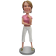 Custom Bobblehead in Crop Shirt and Capris