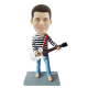 Custom Guitarist Bobblehead in Blue Jeans