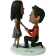 Customized Proposing Bobbleheads
