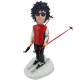 Customized Skiing Buddy Bobblehead