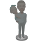Man Holding Kid Custom Bobbleheads