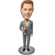 Groomsman With Champagne Bobblehead