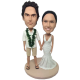 Hawaiian Wedding Custom Bobbleheads