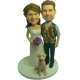 Hunting Theme Wedding Cake Toppers
