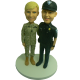 Military Wedding Cake Topper