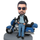 Motorcycle Man Custom Bobblehead