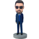 Navy Suit Custom Bobble
