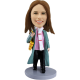 Personalized Bobblehead Shopping Girl