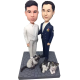Same Sex Marine Wedding Cake Topper