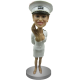 Sexy Girl In Marine Uniform Bobblehead