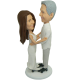 Skating Couple Cake Topper