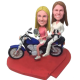 Sport Sisters on Motor Custom Bobbleheads