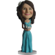 Teal Dress Bridesmaid Custom Bobblehead