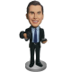 Working Out Accountant Custom Bobble