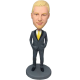 Yellow Tie Groomsman Bobblehead